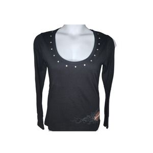 Harley Davidson cold shoulder shirt